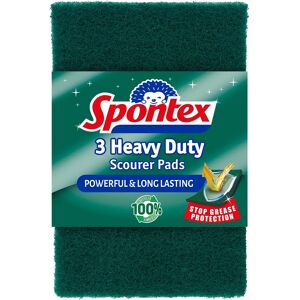 Spontex Model 19500103 Heavy-Duty Scourer Pad 3 Pack - Scourer Pads Spontex Model 19500103 Heavy-Duty Scourer Pad 3 Pack - Scourer Pads
