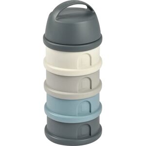 Béaba Conteneur à Lait en Poudre 4 Compartiments - Gris Minéral/Bleu - Publicité Béaba Conteneur à Lait en Poudre 4 Compartiments - Gris Minéral/Bleu - Publicité