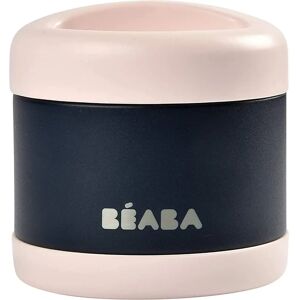 Beaba Rostfritt stål matlåda - 500 ml - Ljus rosa / Natt blå Beaba Rostfritt stål matlåda - 500 ml - Ljus rosa / Natt blå