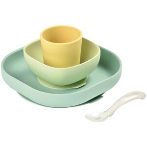 Beaba Silicone Toddler Dinner Set - BPA-Free, Non-slip, 4 pcs Beaba Silicone Toddler Dinner Set - BPA-Free, Non-slip, 4 pcs