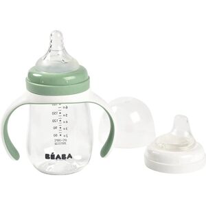 Beaba 2-in-1 Baby Bottle - Sage Green - 210ml Beaba 2-in-1 Baby Bottle - Sage Green - 210ml
