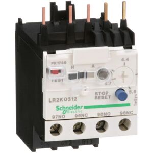Schneider Electric LR2K Motor Protection Relay - Adjustable 2.6-3.7A - 690V Schneider Electric LR2K Motor Protection Relay - Adjustable 2.6-3.7A - 690V