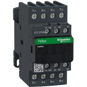 Schneider Electric Contactor LC1DT40P7 - 4P, 40A, 230V, AC-1 Schneider Electric Contactor LC1DT40P7 - 4P, 40A, 230V, AC-1