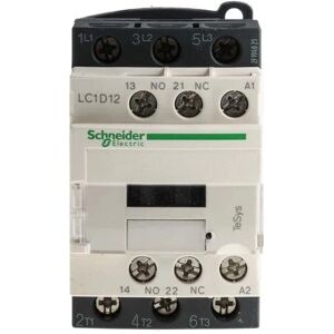 Schneider Electric LC1D12U7 Contactor - 12A, 240VAC, Auxiliary Schneider Electric LC1D12U7 Contactor - 12A, 240VAC, Auxiliary
