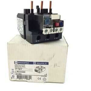 Telemecanique LRD3322 Motor Thermal Protector Relay - 17-25A - Blanco - Motor Protection Relay Telemecanique LRD3322 Motor Thermal Protector Relay - 17-25A - Blanco - Motor Protection Relay