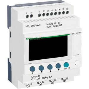 Schneider Electric Zelio Logic Modul - 8 Digitale Eingänge, 4 Relais - 120-240V AC Schneider Electric Zelio Logic Modul - 8 Digitale Eingänge, 4 Relais - 120-240V AC