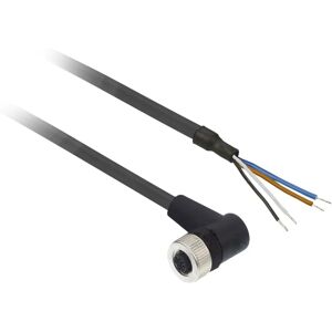 Conector de Sensores Telemecanique XZCP1241L5 - 4 Pines, Cable de 5m PUR Conector de Sensores Telemecanique XZCP1241L5 - 4 Pines, Cable de 5m PUR