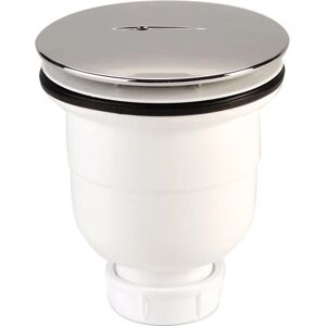 Drain de douche vertical Nicoll D.90 - Universel, Capot ABS chromé - Publicité Drain de douche vertical Nicoll D.90 - Universel, Capot ABS chromé - Publicité