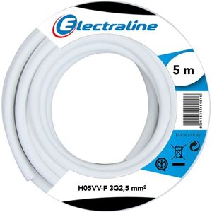 Electraline Flexible Domestic Cable 3x2.5mm² 5m - Electrical Cable Electraline Flexible Domestic Cable 3x2.5mm² 5m - Electrical Cable