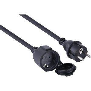 Electraline 01660 Przedłużacz zewnętrzny - 10m, IP44, Czarny Electraline 01660 Przedłużacz zewnętrzny - 10m, IP44, Czarny