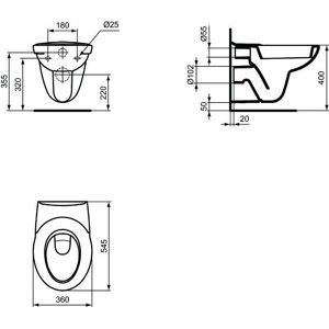 Esculape - SH PORCHER - 36 cm - 54.5 cm - toilet - Publicité Esculape - SH PORCHER - 36 cm - 54.5 cm - toilet - Publicité