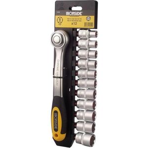 Kit de clés à douille Ironside - 12 pièces, 13 mm - Avec support - Publicité Kit de clés à douille Ironside - 12 pièces, 13 mm - Avec support - Publicité