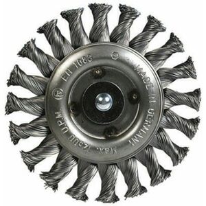 Roue en fil Ironside IR243001 - Brosse pour meuleuse - Nettoyage intensif - Publicité Roue en fil Ironside IR243001 - Brosse pour meuleuse - Nettoyage intensif - Publicité