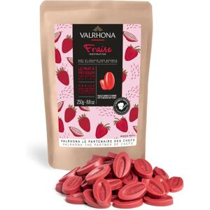 Valrhona Chocolat Blanc Fraise 37% - Chocolat - Publicité Valrhona Chocolat Blanc Fraise 37% - Chocolat - Publicité