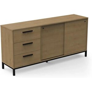 Demeyere Hamilton Modern Kast - 2 Schuifdeuren, 3 Laden Demeyere Hamilton Modern Kast - 2 Schuifdeuren, 3 Laden