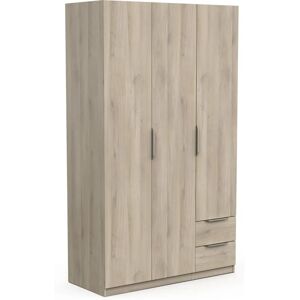 DEMEYERE GROUP Ghost Kleiderschrank - 3 Türen, 2 Schubladen, Spanplatte DEMEYERE GROUP Ghost Kleiderschrank - 3 Türen, 2 Schubladen, Spanplatte