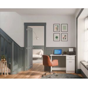 DEMEYERE GROUP Schreibtisch 108,4cm 75cm 44,8cm Weiß mit Schublade DEMEYERE GROUP Schreibtisch 108,4cm 75cm 44,8cm Weiß mit Schublade