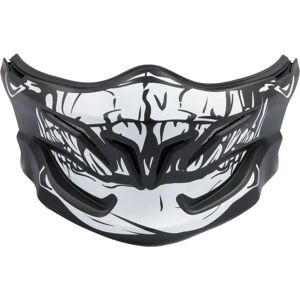 Scorpion Black White Motorcycle Mask - Motorcycle type Scorpion Black White Motorcycle Mask - Motorcycle type