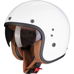 Casque moto Scorpion Belfast Evo Luxe - Blanc, XXL - Publicité Casque moto Scorpion Belfast Evo Luxe - Blanc, XXL - Publicité