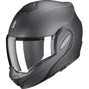 Scorpion Exo-Tech Evo Solid Carbon Hjelm - Lett modulært full-face hjelm Scorpion Exo-Tech Evo Solid Carbon Hjelm - Lett modulært full-face hjelm