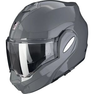 Casque Moto Modulable Scorpion Exo-Tech Evo Gris Ciment - Casque de Moto Casque Moto Modulable Scorpion Exo-Tech Evo Gris Ciment - Casque de Moto