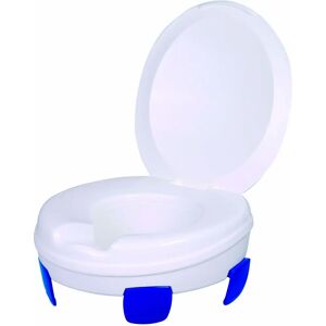 Rehausseur de WC Herdegen - 11cm Ajustable - 185kg Supporté - Publicité Rehausseur de WC Herdegen - 11cm Ajustable - 185kg Supporté - Publicité