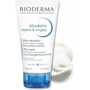 Bioderma Atoderm Mains & ongles Crème - Crème pour Mains & Ongles - Pour Peau Très Sèche et Sensible - Publicité Bioderma Atoderm Mains & ongles Crème - Crème pour Mains & Ongles - Pour Peau Très Sèche et Sensible - Publicité