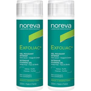 Noreva Exfoliac Gel Moussant Intensif - Nettoyant facial - Publicité Noreva Exfoliac Gel Moussant Intensif - Nettoyant facial - Publicité