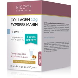 Biocyte Collagen Express Marin - Complément de Collagène - Goût pêche - 30 sticks - Publicité Biocyte Collagen Express Marin - Complément de Collagène - Goût pêche - 30 sticks - Publicité