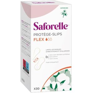Saforelle Serviettes Hygiéniques en Coton Bio - Boîte 30 - Publicité Saforelle Serviettes Hygiéniques en Coton Bio - Boîte 30 - Publicité