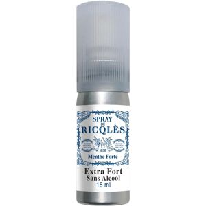 Spray buccal Ricqlès Menthe - Sans alcool, 15 ml - Publicité Spray buccal Ricqlès Menthe - Sans alcool, 15 ml - Publicité