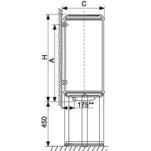 Calentador de agua eléctrico Atlantic 50L - Protección híbrida ACI Calentador de agua eléctrico Atlantic 50L - Protección híbrida ACI