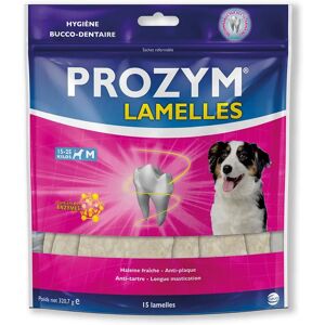 Prozym Canin Lamelles - Soutien à l’hygiène dentaire pour chiens moyens - Publicité Prozym Canin Lamelles - Soutien à l’hygiène dentaire pour chiens moyens - Publicité