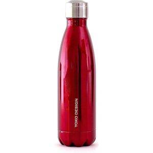 Bottiglia d'acqua isolante Yoko Design 500 ml Rosso Bottiglia d'acqua isolante Yoko Design 500 ml Rosso