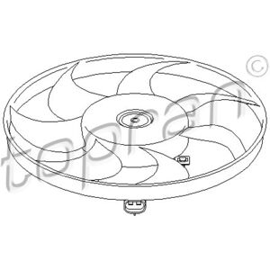 HANS PRIES 202 364 Ventilador de refrigeración del motor HANS PRIES 202 364 Ventilador de refrigeración del motor