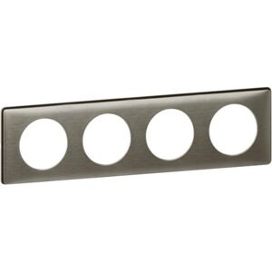 Legrand 068974 Wall Plate - Céliane 4-Gang Tungsten Legrand 068974 Wall Plate - Céliane 4-Gang Tungsten