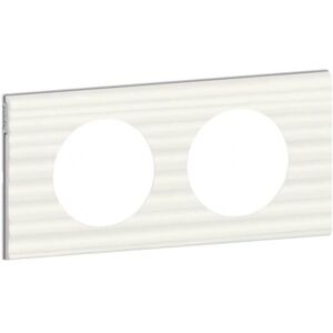 Legrand 069012 Wall Plate - White Corian Finish Legrand 069012 Wall Plate - White Corian Finish