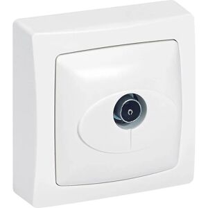 Legrand TV-Steckdose - Oberflächenmontage, 16A, Weiß - TV Steckdose Legrand TV-Steckdose - Oberflächenmontage, 16A, Weiß - TV Steckdose