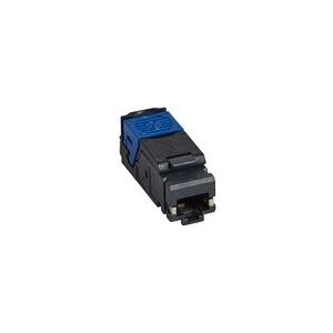 Port de Patch RJ45 Cat6 Legrand - Noir, Bleu, 1Gb, Blindé - Publicité Port de Patch RJ45 Cat6 Legrand - Noir, Bleu, 1Gb, Blindé - Publicité