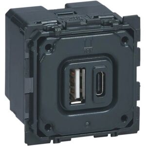 Legrand 067465 Chargeur USB Double - Prise - Publicité Legrand 067465 Chargeur USB Double - Prise - Publicité