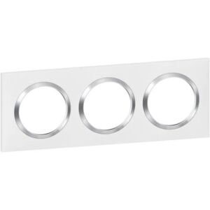 Legrand White 3-Position Wall Plate - Wall Plate/Switch Cover Legrand White 3-Position Wall Plate - Wall Plate/Switch Cover