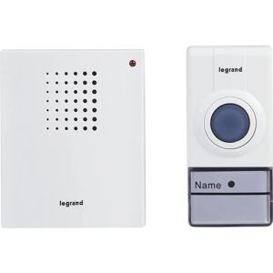 Legrand Draadloze Deurbel Set - 50m Bereik, 32 Melodieën, IP44 Legrand Draadloze Deurbel Set - 50m Bereik, 32 Melodieën, IP44