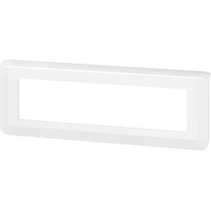 Plaque de mosaïque horizontale blanche Legrand 078818L - 8 modules - Publicité Plaque de mosaïque horizontale blanche Legrand 078818L - 8 modules - Publicité