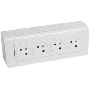 Legrand 200073 Prise de Surface Blanche - Prise électrique - Publicité Legrand 200073 Prise de Surface Blanche - Prise électrique - Publicité