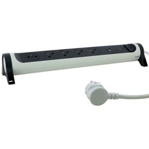 Legrand Extensión de energía - 5 tomas con protección contra sobretensiones Legrand Extensión de energía - 5 tomas con protección contra sobretensiones