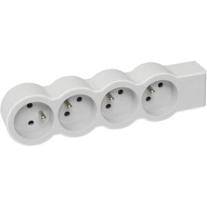 Legrand 049497 Prise de courant - Type E - 4 Prises - Publicité Legrand 049497 Prise de courant - Type E - 4 Prises - Publicité
