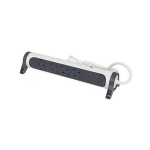 Legrand 694525 Stekkerdoos - 4-voudige draaibare stekkerdoos, overbelastingsbeveiliging Legrand 694525 Stekkerdoos - 4-voudige draaibare stekkerdoos, overbelastingsbeveiliging