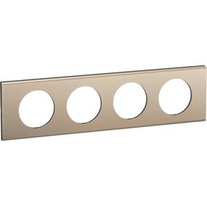 Legrand Céliane Wandplatte - Satin Nickel - 4 Positionen - Modernes Design Legrand Céliane Wandplatte - Satin Nickel - 4 Positionen - Modernes Design