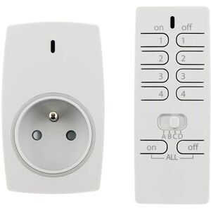 Prise connectée Otio avec télécommande 16 canaux - Publicité Prise connectée Otio avec télécommande 16 canaux - Publicité