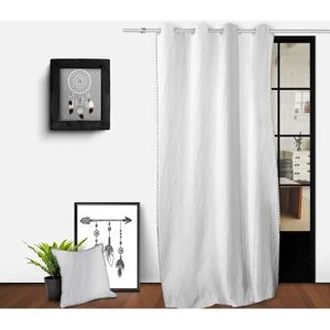 Tenda Bianca Soleil D'Ocre - Finitura con occhielli Tenda Bianca Soleil D'Ocre - Finitura con occhielli